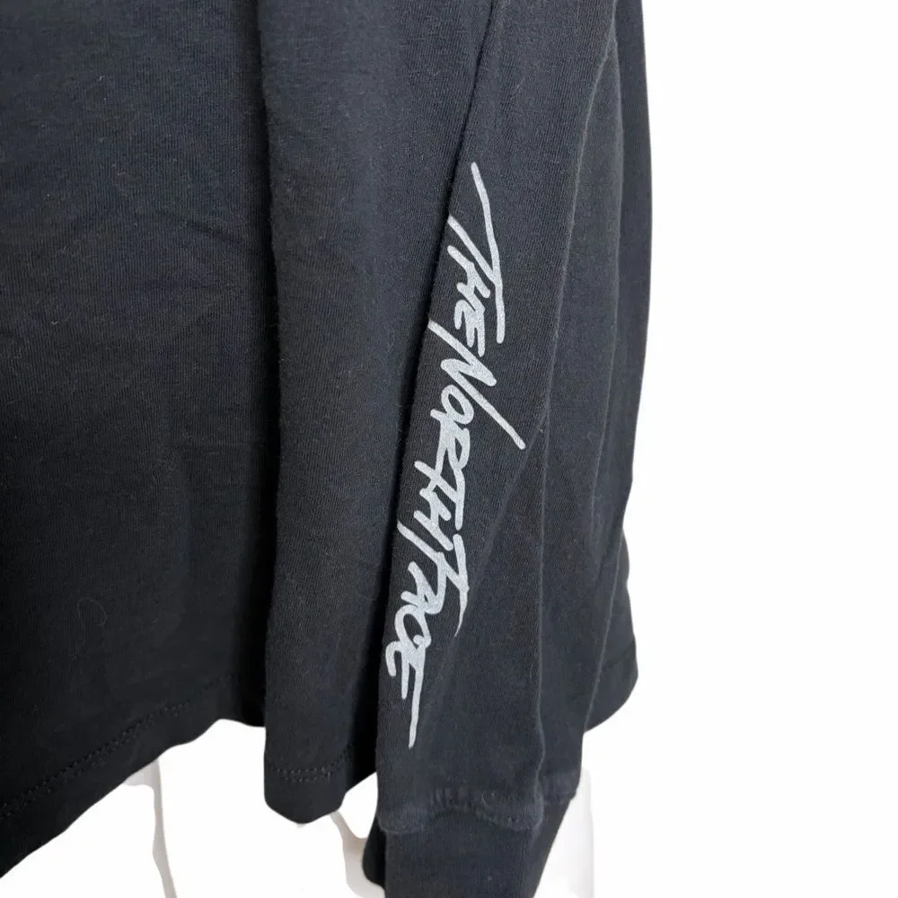 The North Face Black Graphic Long Sleeve Tee